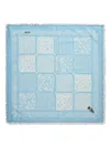 Polo Ralph Lauren Check Pattern Scarf In 蓝色