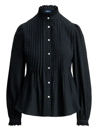 Polo Ralph Lauren Check-pattern Shirt In Black
