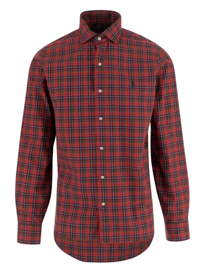 Polo Ralph Lauren Classic Fit Plaid Cotton Twill Button-up Shirt In Multi