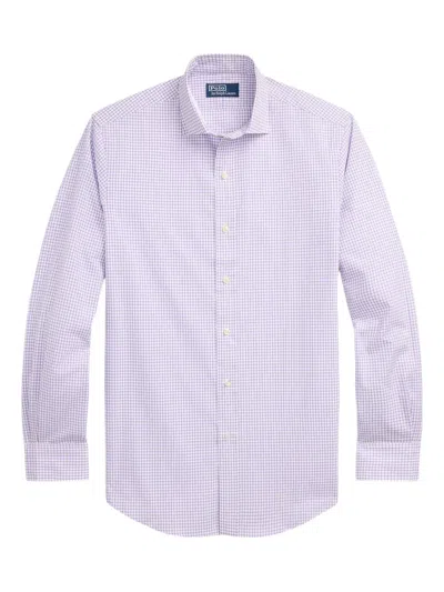 Polo Ralph Lauren Check-patterned Shirt In Purple