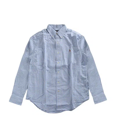 POLO RALPH LAUREN CHECK-PRINT COTTON SHIRT