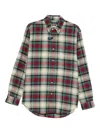 Polo Ralph Lauren Classic Plaid Button-up Shirt With Curved Hem In Multi