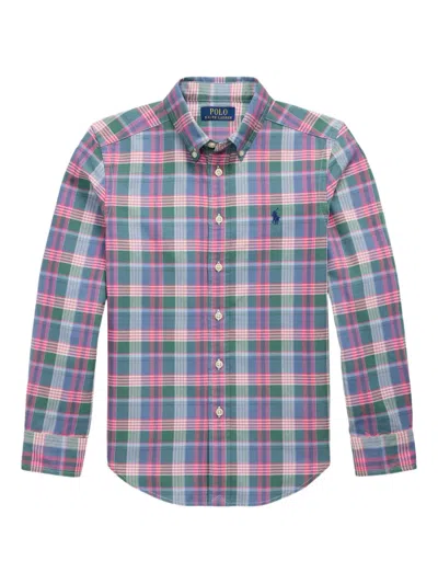 POLO RALPH LAUREN CHECK-PRINT SHIRT