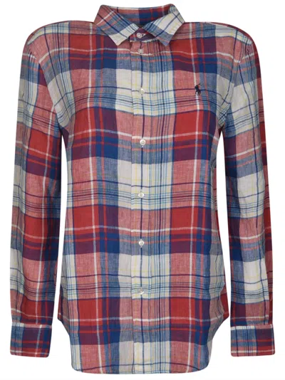 Polo Ralph Lauren Check Shirt In Blue/red