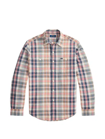 Polo Ralph Lauren Checked Cotton-madras Shirt In Multi