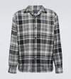 Polo Ralph Lauren Checked Cotton Flannel Shirt In White