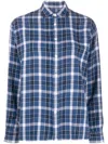 Polo Ralph Lauren Checked Cotton Shirt In Blue