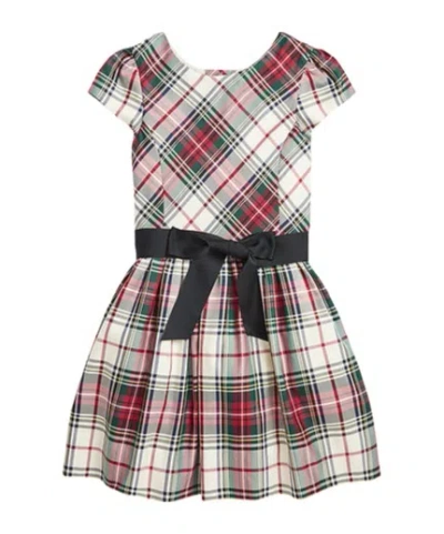 Polo Ralph Lauren Kids' Checked Dress In Multicolor