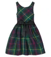 Polo Ralph Lauren Checked Dress In Multicoloured