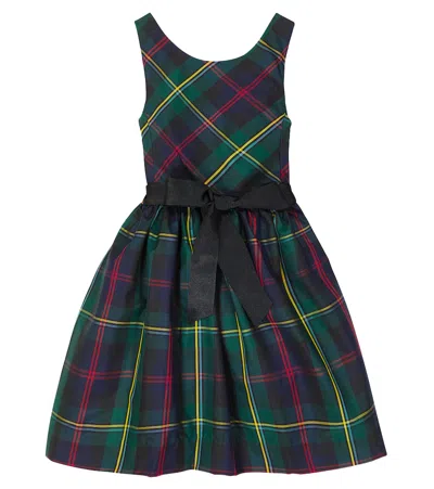 Polo Ralph Lauren Kids' Checked Dress In Multicoloured
