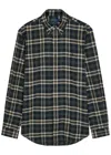 Polo Ralph Lauren Checked Flannel Shirt In Black