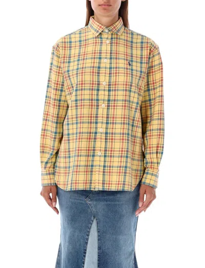 Polo Ralph Lauren Checked Long In Yellow Multi