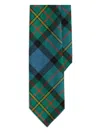 Polo Ralph Lauren Checked-pattern Tie In Green