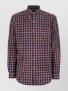 Polo Ralph Lauren Checked Poplin Shirt Featuring Button-down Collar In Multi