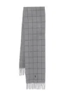 Polo Ralph Lauren Checked Scarf In Grey