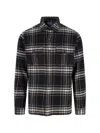 Polo Ralph Lauren Mens 7000 Black Cream Checked Brushed Cotton Shirt Xl In Black