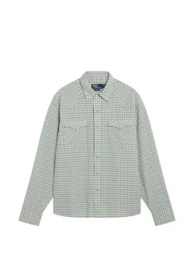 Polo Ralph Lauren Checked Shirt In Green