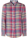 Polo Ralph Lauren Checked Shirt In Pink