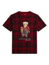 Polo Ralph Lauren Checked T-shirt In Red