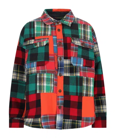 POLO RALPH LAUREN POLO RALPH LAUREN OVERSIZED FIT CHECKED SHIRT