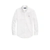 Polo Ralph Lauren Slim-fit Button-down Collar Logo-embroidered Cotton Oxford Shirt In White