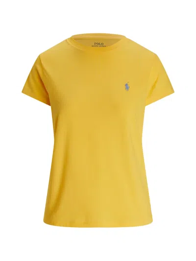Polo Ralph Lauren Chest-logo T-shirt In Yellow
