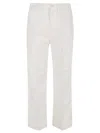 Polo Ralph Lauren Cotton Straight Leg Trousers In White