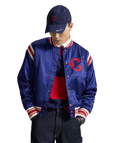 Polo Ralph Lauren Chicago Cubs Team Jacket In Blue