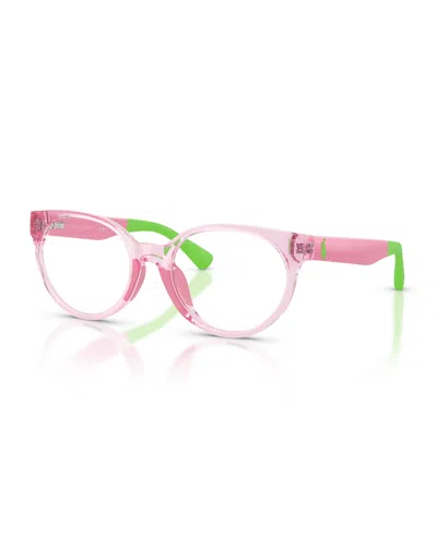 Polo Ralph Lauren Kids' Child Phantos Eyeglasses, Pp8554u In Pink