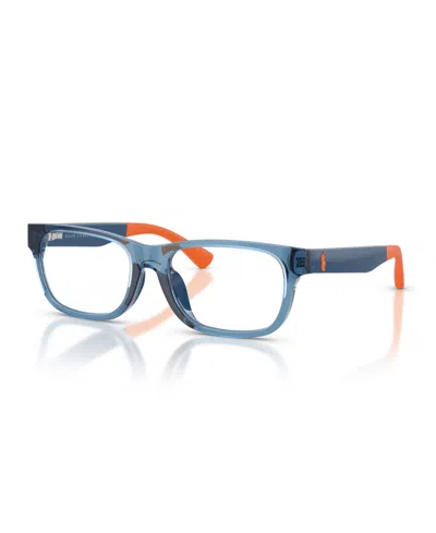 Polo Ralph Lauren Kids' Child Rectangle Eyeglasses, Pp8555u In Blue