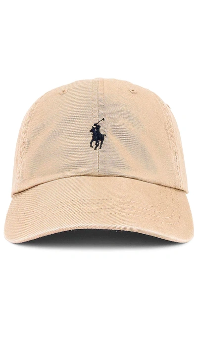 Polo Ralph Lauren Chino Cap In Nubuck & Relay Blue