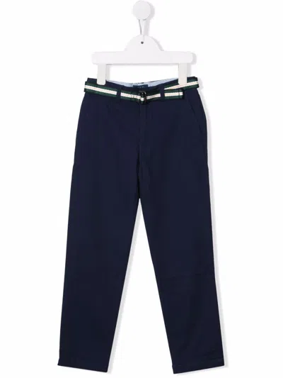 Polo Ralph Lauren Kids' Chino With Belt In Blue
