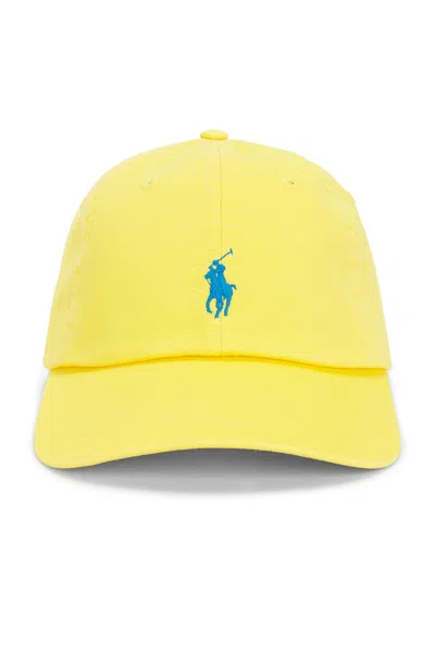 Polo Ralph Lauren Chino Sport Cap In Yellow