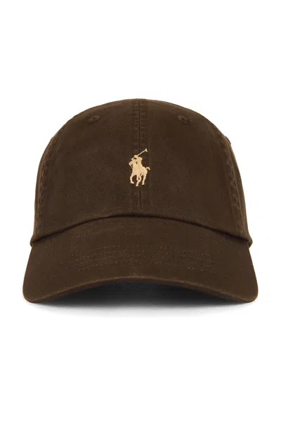 Polo Ralph Lauren Chino Sport Cap In Brown