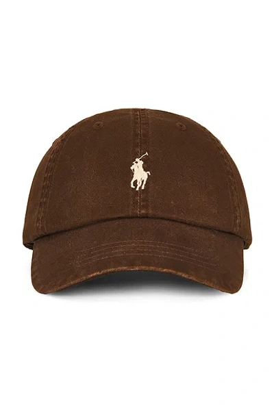Polo Ralph Lauren Chino Sport Cap In Cooper Brown