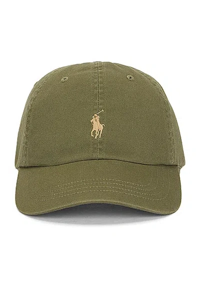 Polo Ralph Lauren Chino Sport Cap In Dark Sage