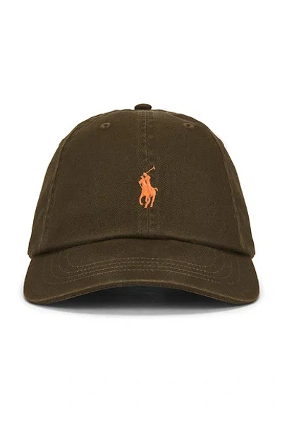 Polo Ralph Lauren Chino Sport Cap In Brown