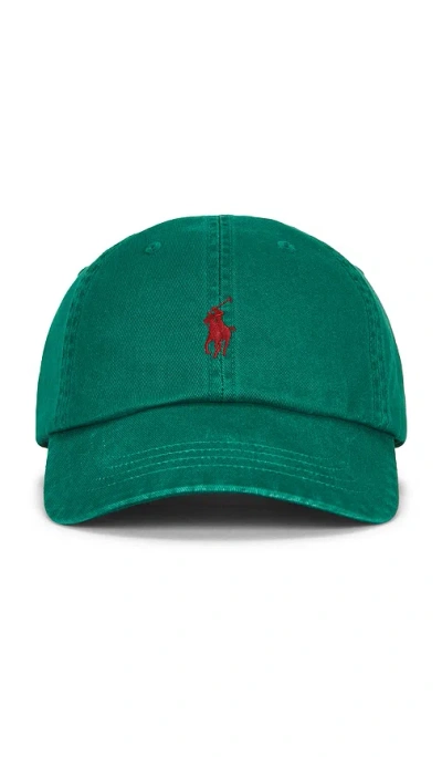 Polo Ralph Lauren Chino Sport Cap In Green