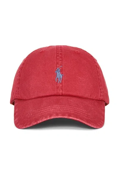 Polo Ralph Lauren Chino Sport Cap In Nantucket Red