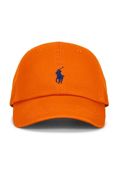Polo Ralph Lauren Chino Sport Cap In Orange