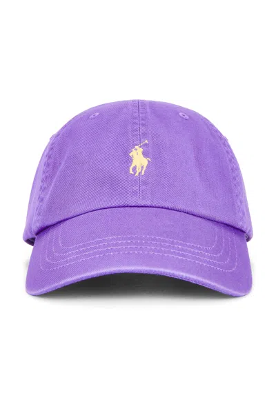 Polo Ralph Lauren Chino Sport Cap In Purple
