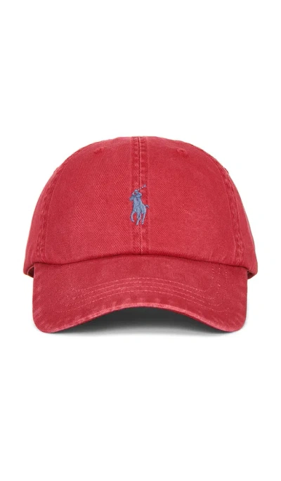 Polo Ralph Lauren Chino Sport Cap In Red
