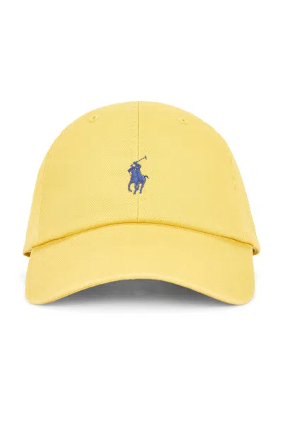 Polo Ralph Lauren Chino Sport Cap In Yellow