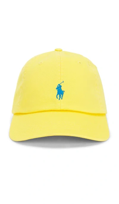 Polo Ralph Lauren Chino Sport Cap In Yellow
