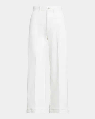 POLO RALPH LAUREN CHINO WIDE-LEG PANTS