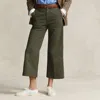 Polo Ralph Lauren Chino Wide-leg Trouser In Green