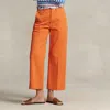 Polo Ralph Lauren Chino Wide-leg Trouser In Orange