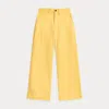 Polo Ralph Lauren Chino Wide-leg Trouser In Yellow