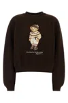 Polo Ralph Lauren Chocolate Cotton Blend Sweatshirt In Brown