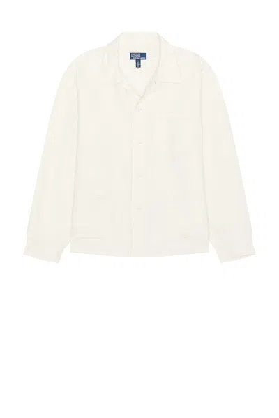 Polo Ralph Lauren Chore Jacket In White